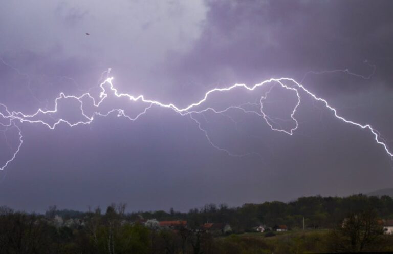 Woman lucky to be alive after lightning strikes her Nailsworth home