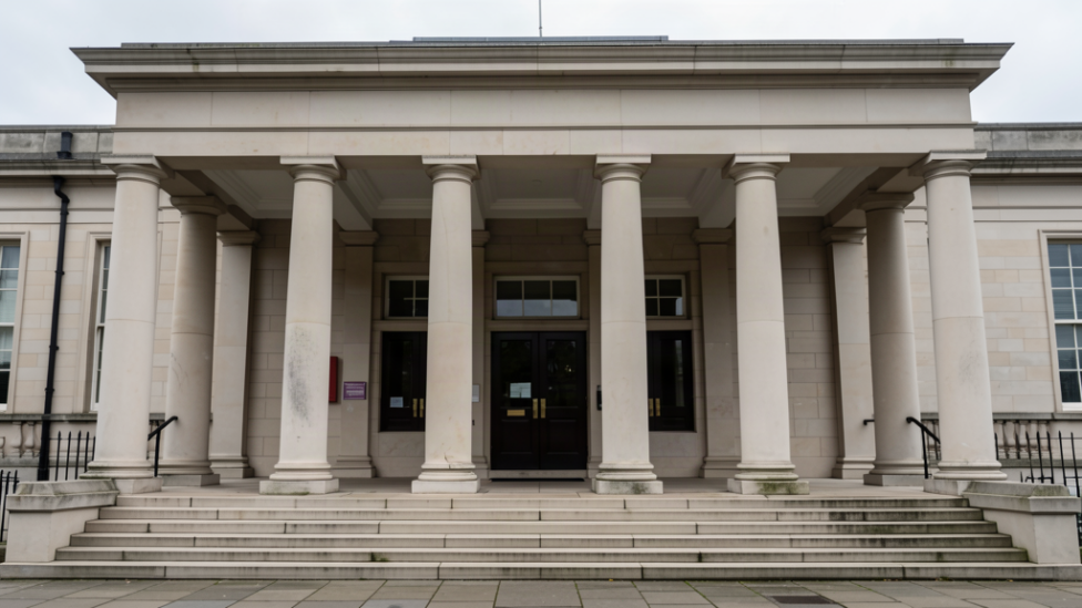 Exterior of a UK magistrates court building