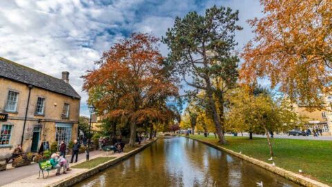 Outrage in Cotswold tourist spot as man pictured 'pooing in street'