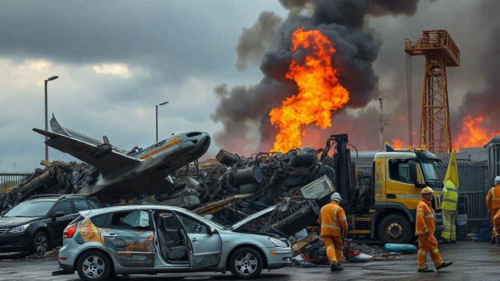 Catastrophic accident at Highleadon Filling Station in Newent
