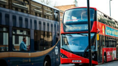 Bus crash outside Cheltenham pub leaves shelter wrecked as passengers escape injury