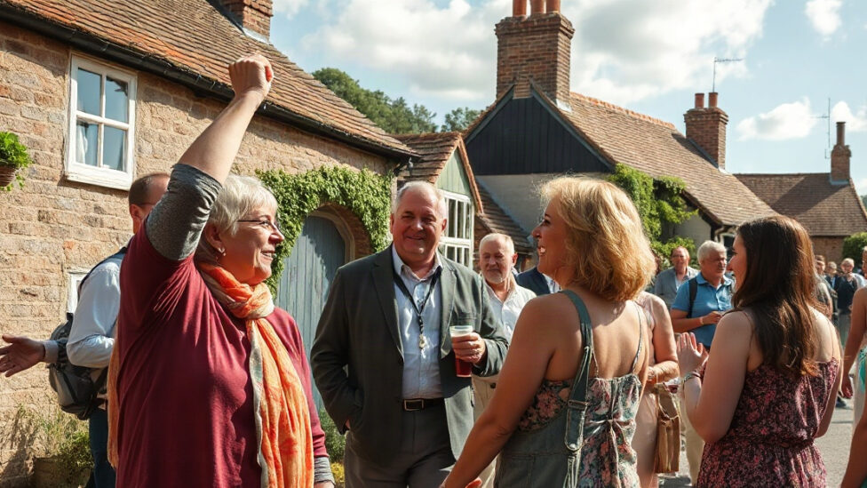 Gloucestershire villagers celebrate community cinema award