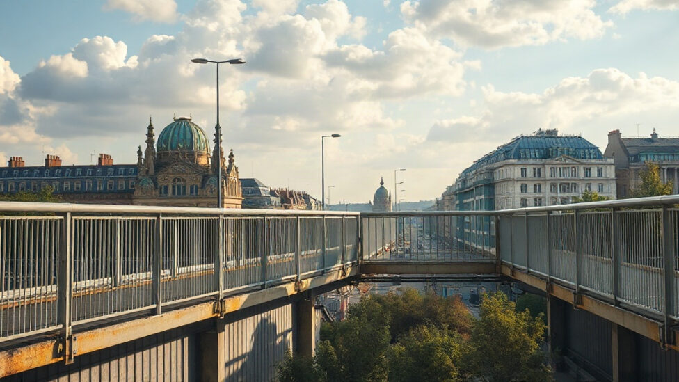 M5 footbridges vanish in rapid time
